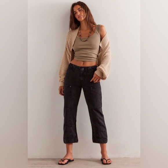 NWOT We The Free Supersonic Slim Pants In Black